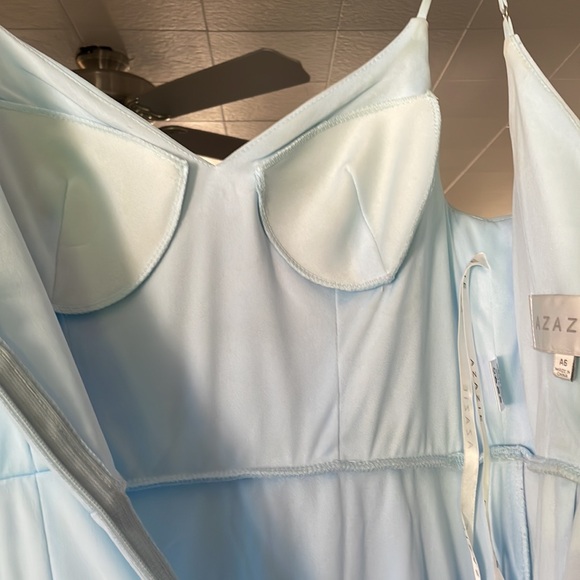 Azazie Sky Blue dress - Picture 5 of 6